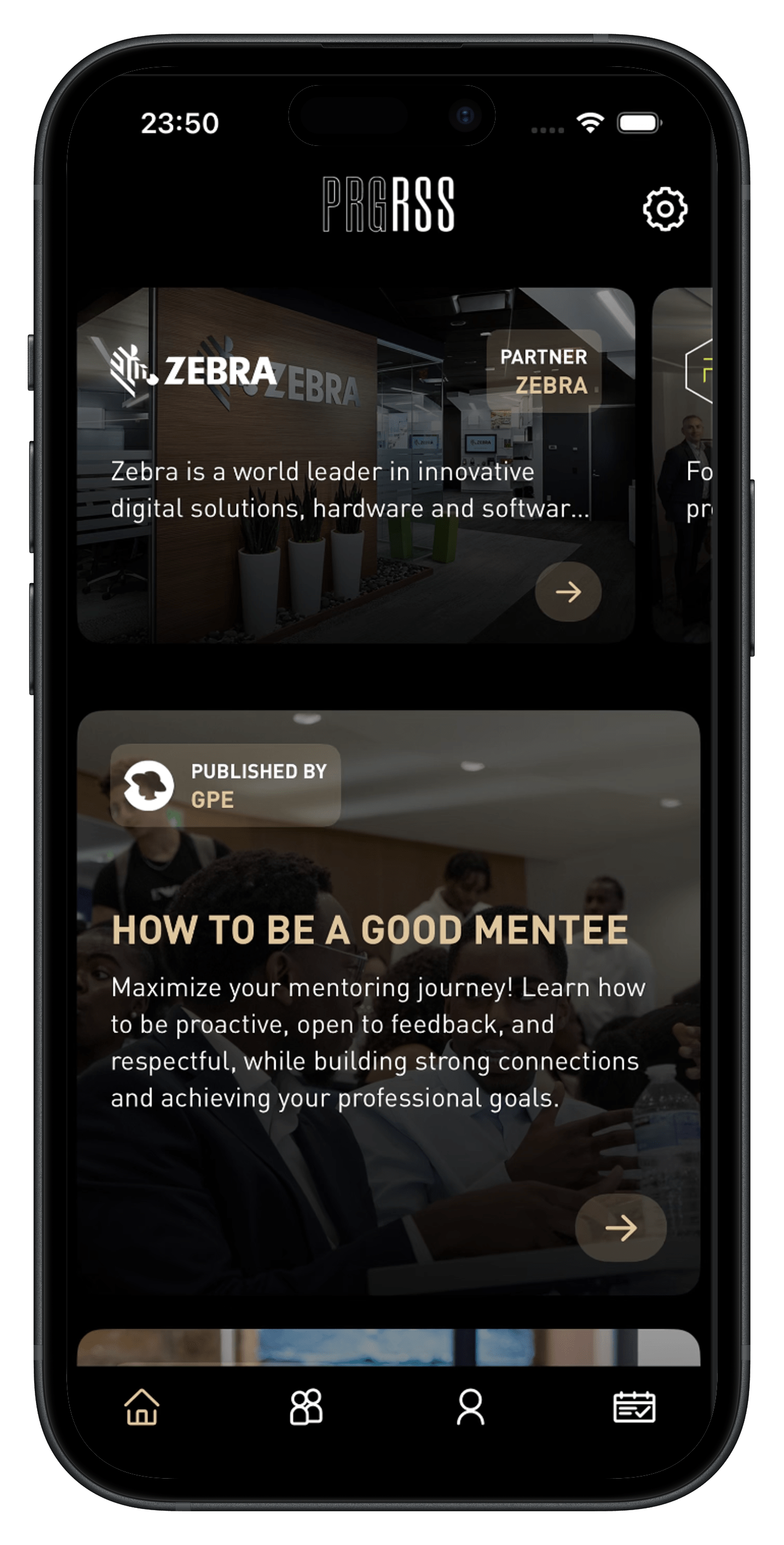 The PRGRSS app